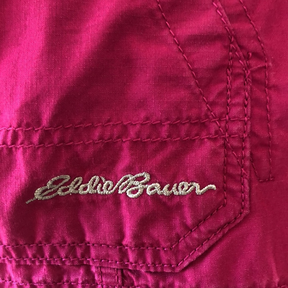 Eddie Bauer Bright Pink Lightweight Utility Jacket Size Large - Picture 3 of 8